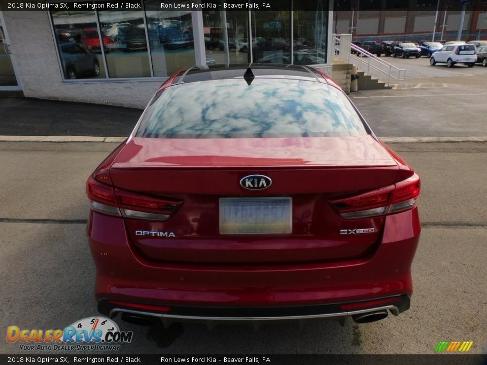 2018 Kia Optima SX Remington Red / Black Photo #3