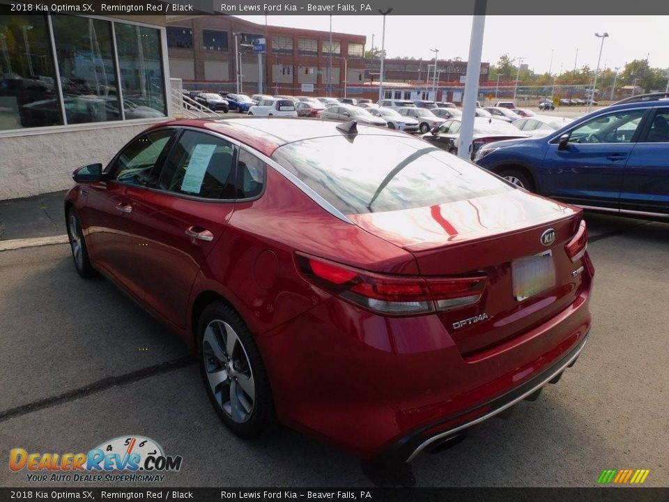 2018 Kia Optima SX Remington Red / Black Photo #5
