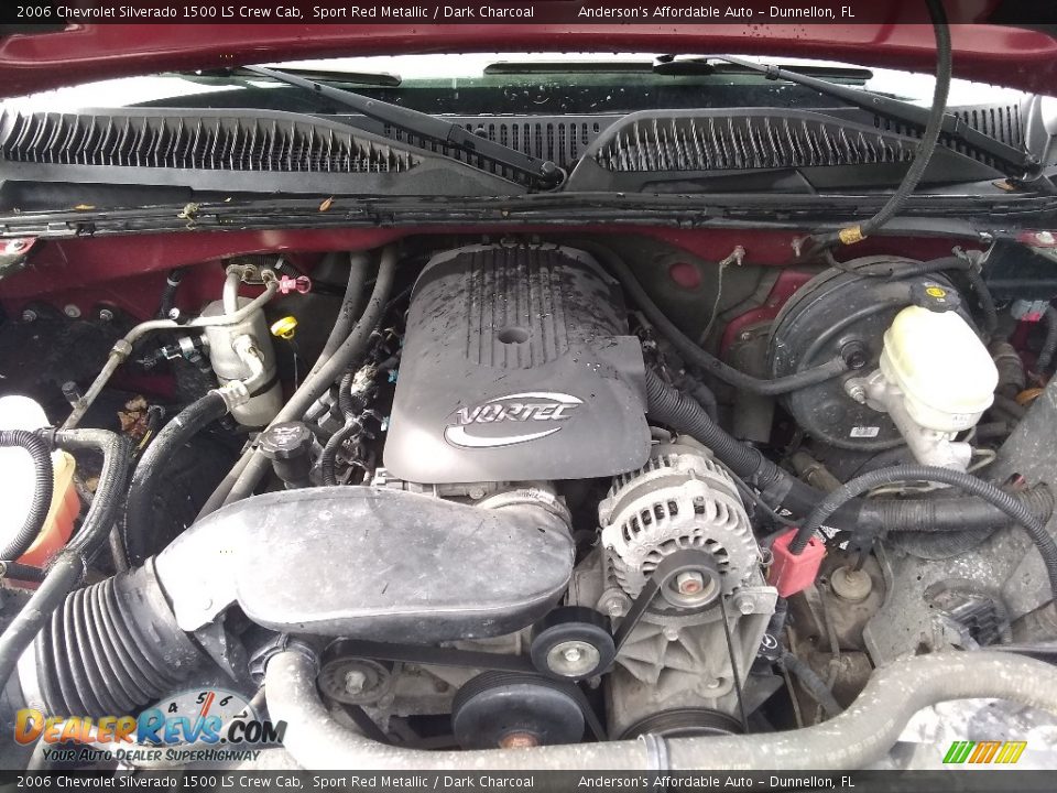 2006 Chevrolet Silverado 1500 LS Crew Cab Sport Red Metallic / Dark Charcoal Photo #23