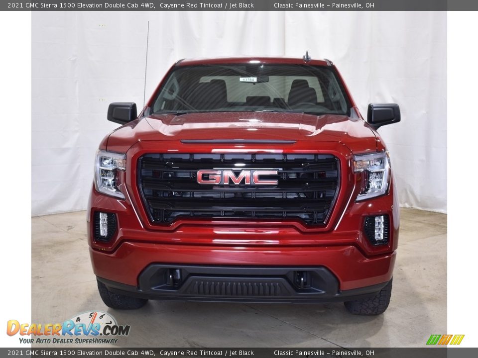 2021 GMC Sierra 1500 Elevation Double Cab 4WD Cayenne Red Tintcoat / Jet Black Photo #4