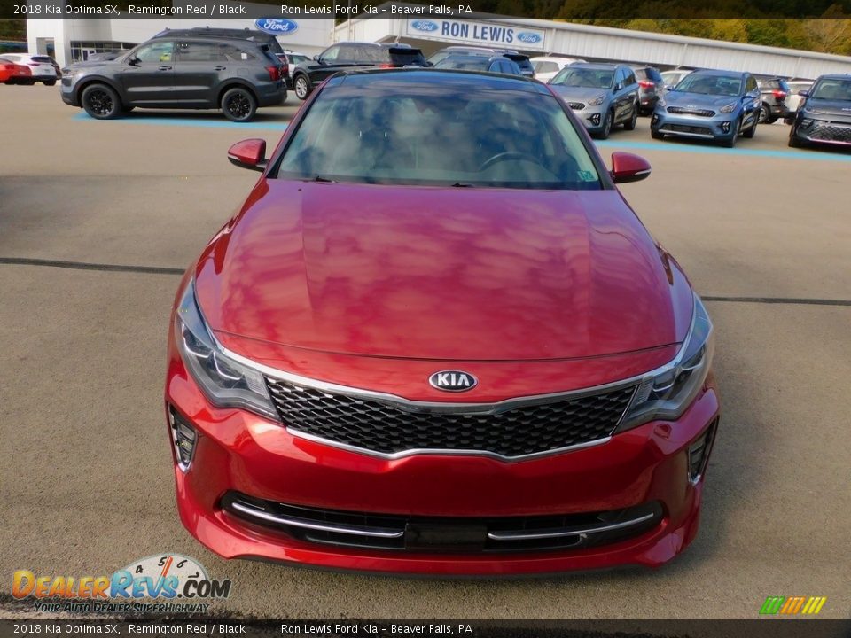 2018 Kia Optima SX Remington Red / Black Photo #8