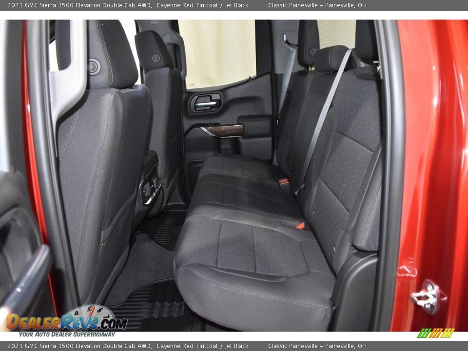2021 GMC Sierra 1500 Elevation Double Cab 4WD Cayenne Red Tintcoat / Jet Black Photo #7