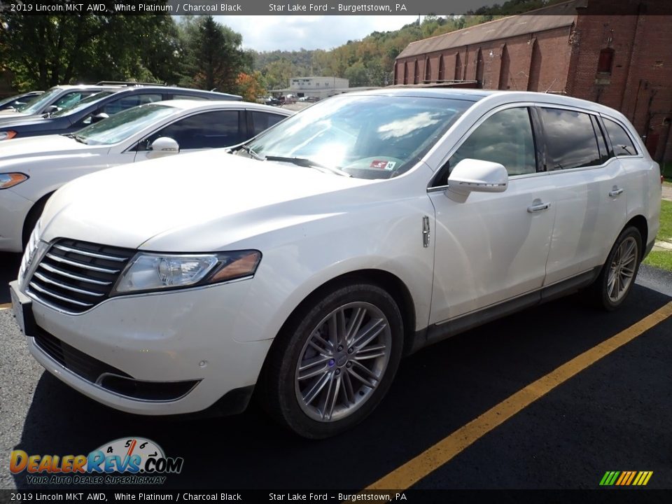 2019 Lincoln MKT AWD White Platinum / Charcoal Black Photo #1