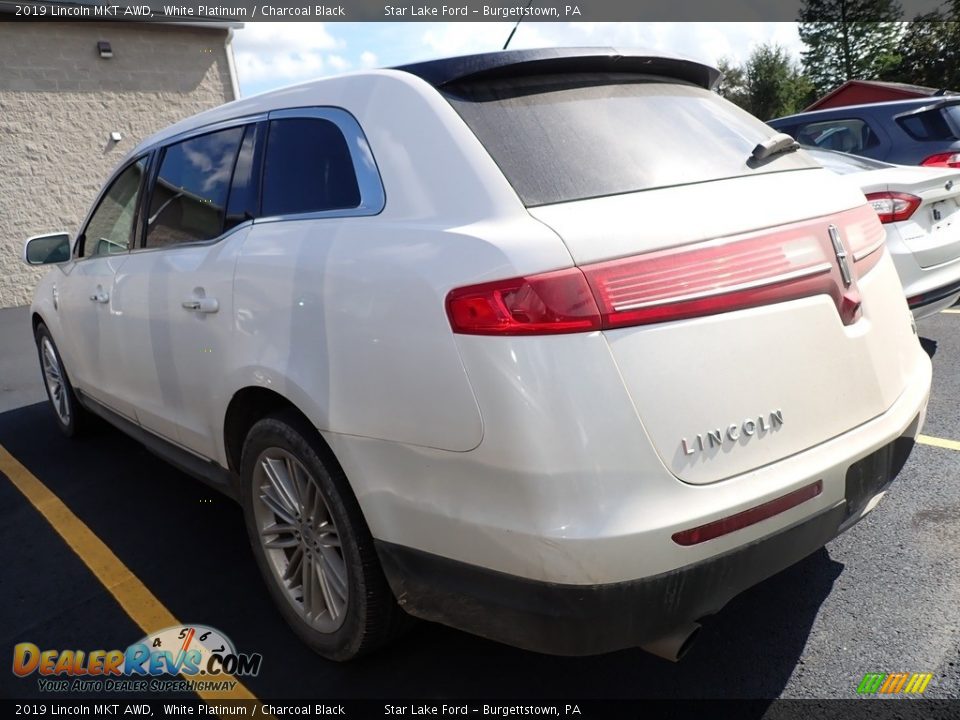 2019 Lincoln MKT AWD White Platinum / Charcoal Black Photo #2