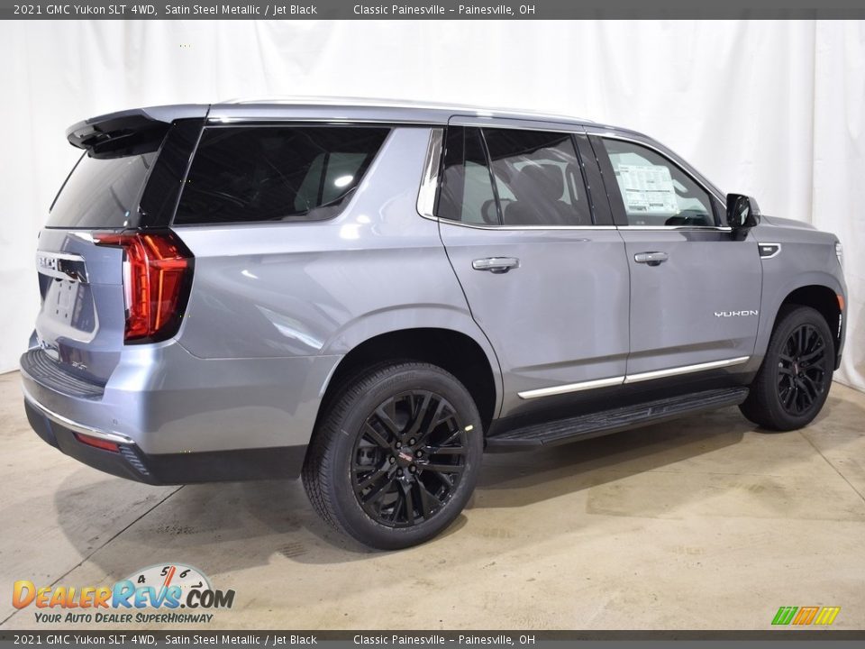 2021 GMC Yukon SLT 4WD Satin Steel Metallic / Jet Black Photo #2