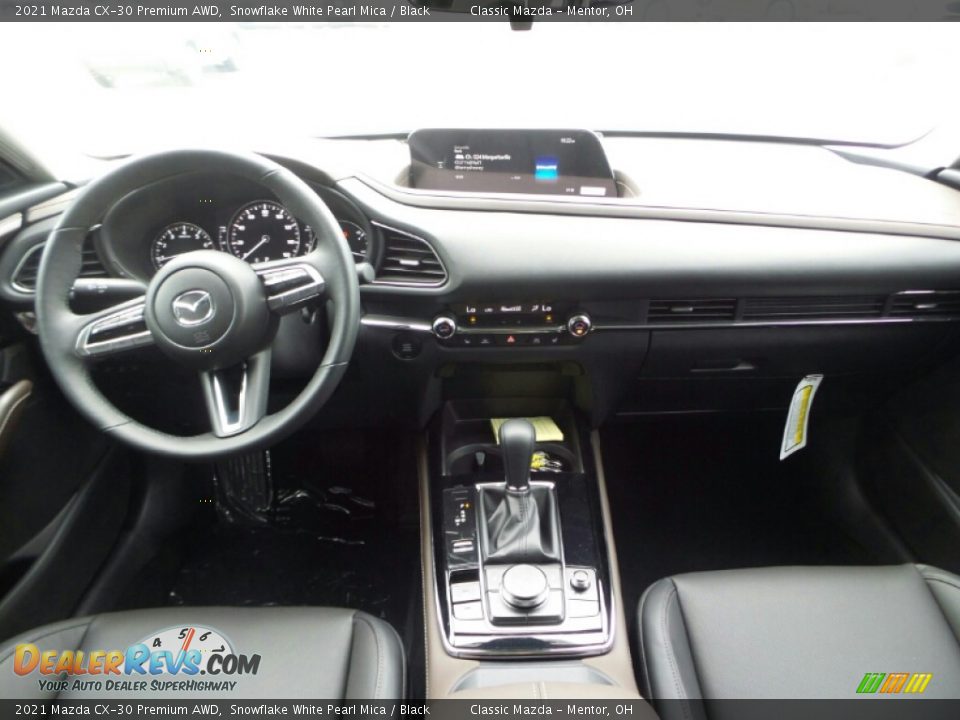2021 Mazda CX-30 Premium AWD Snowflake White Pearl Mica / Black Photo #3