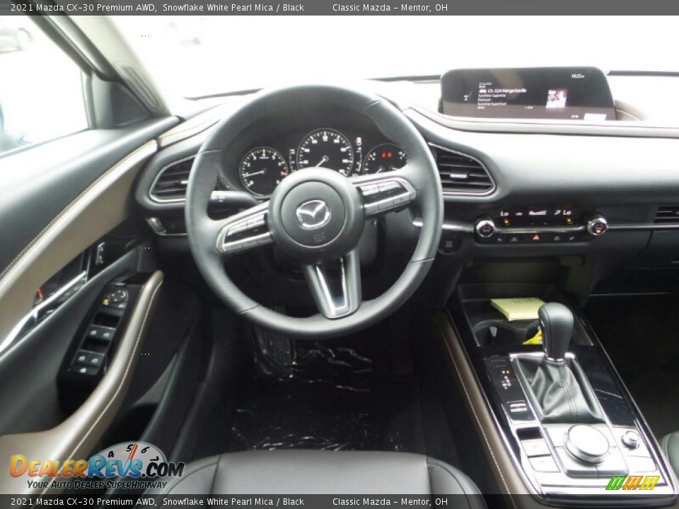 2021 Mazda CX-30 Premium AWD Snowflake White Pearl Mica / Black Photo #4