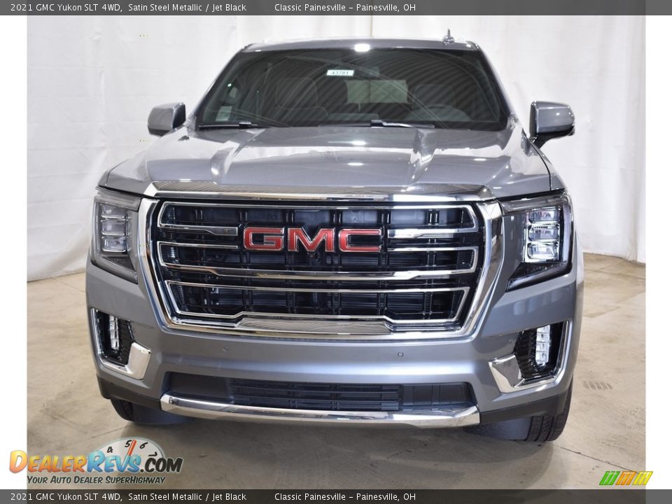 2021 GMC Yukon SLT 4WD Satin Steel Metallic / Jet Black Photo #4