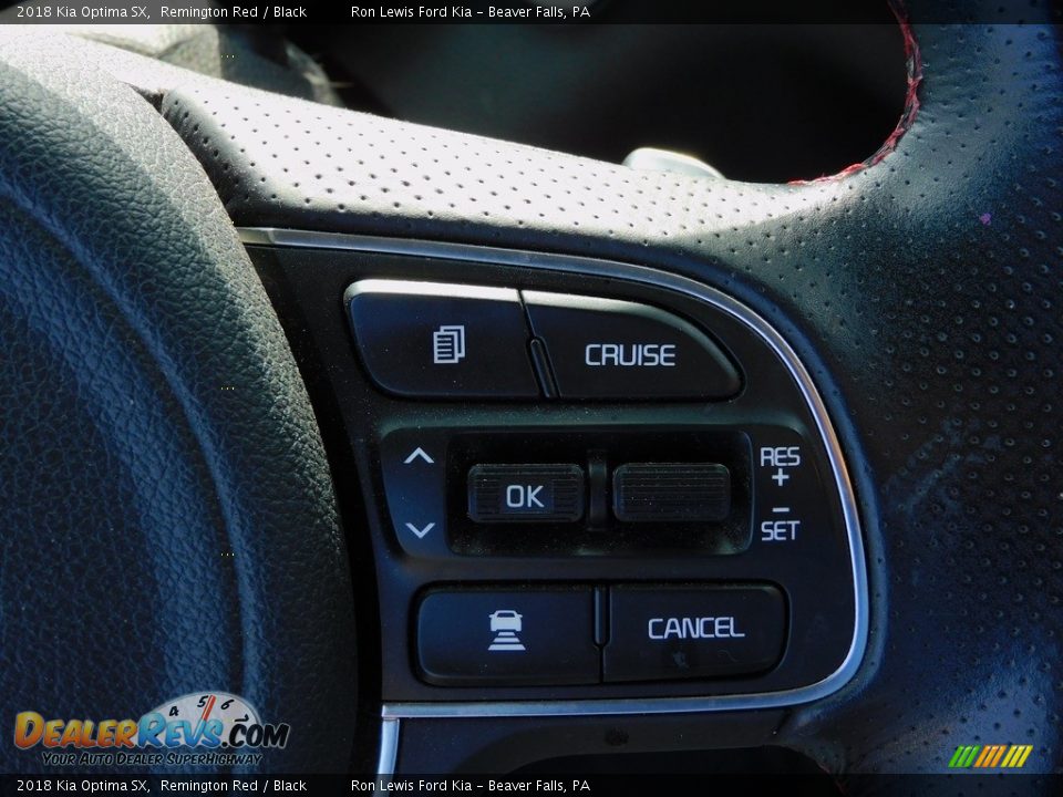 2018 Kia Optima SX Steering Wheel Photo #18