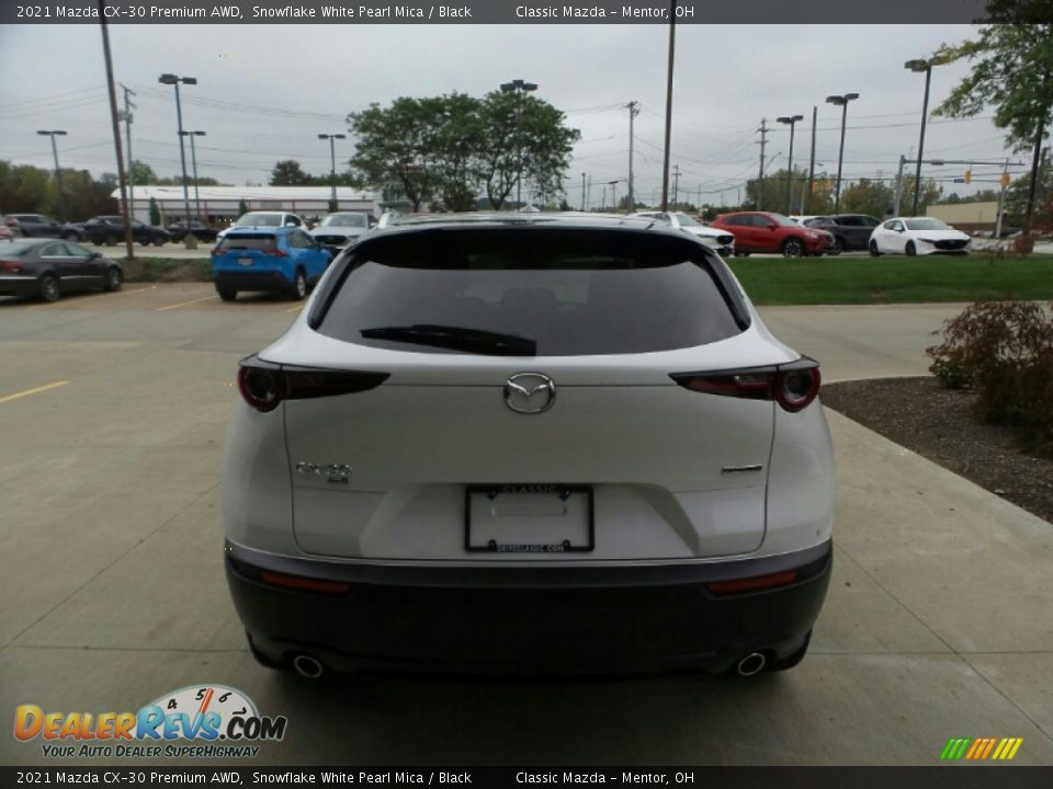 2021 Mazda CX-30 Premium AWD Snowflake White Pearl Mica / Black Photo #5
