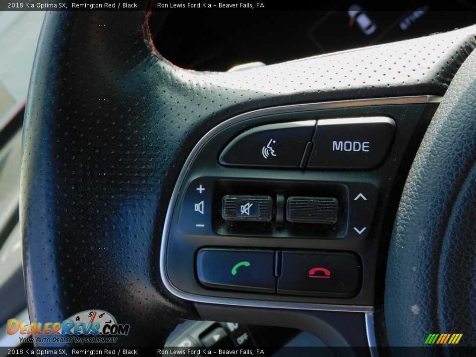 2018 Kia Optima SX Steering Wheel Photo #19