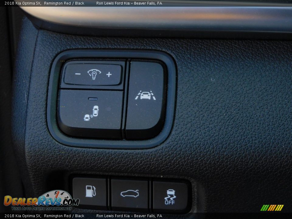 2018 Kia Optima SX Remington Red / Black Photo #21
