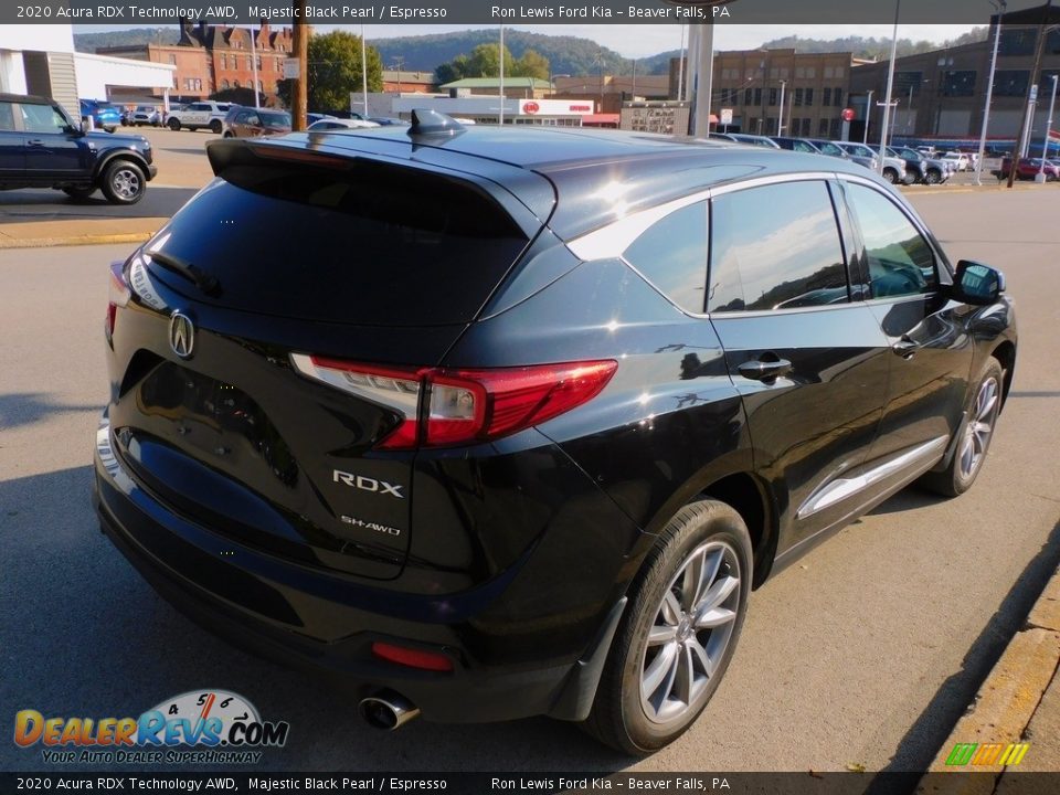 2020 Acura RDX Technology AWD Majestic Black Pearl / Espresso Photo #2