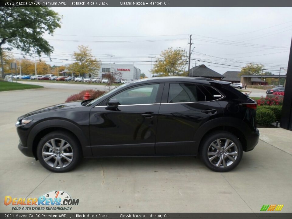 2021 Mazda CX-30 Premium AWD Jet Black Mica / Black Photo #6