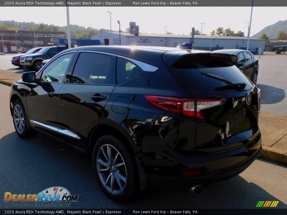 2020 Acura RDX Technology AWD Majestic Black Pearl / Espresso Photo #5