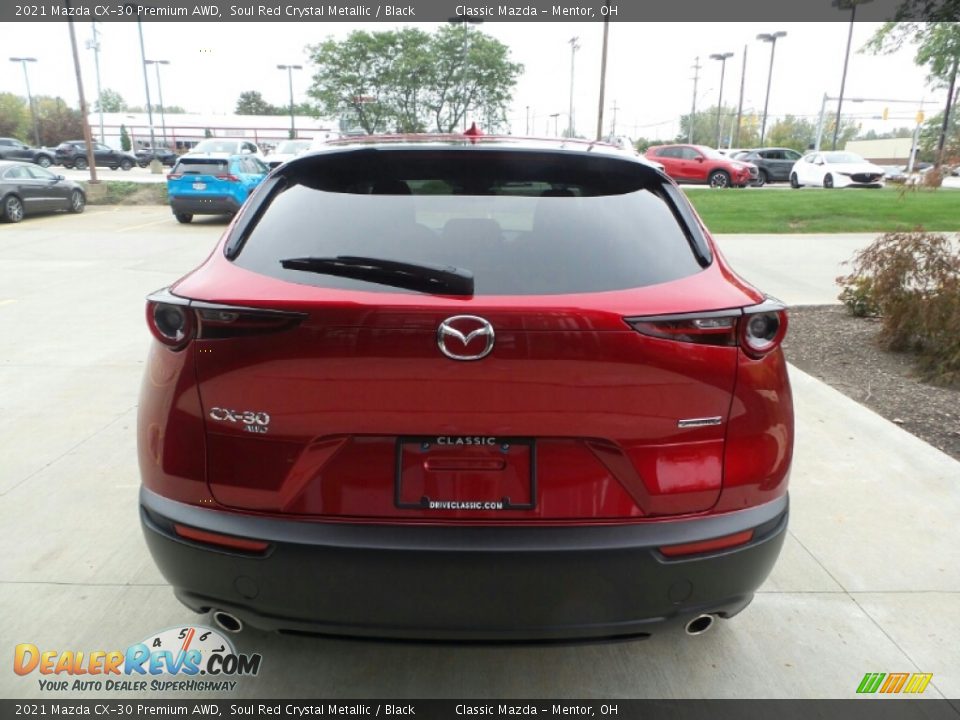 2021 Mazda CX-30 Premium AWD Soul Red Crystal Metallic / Black Photo #5