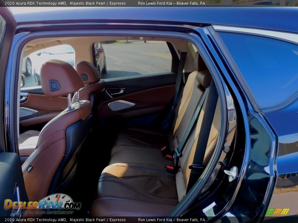 2020 Acura RDX Technology AWD Majestic Black Pearl / Espresso Photo #12