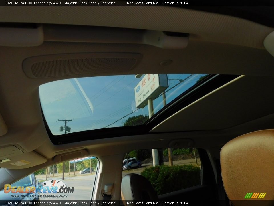 2020 Acura RDX Technology AWD Majestic Black Pearl / Espresso Photo #15