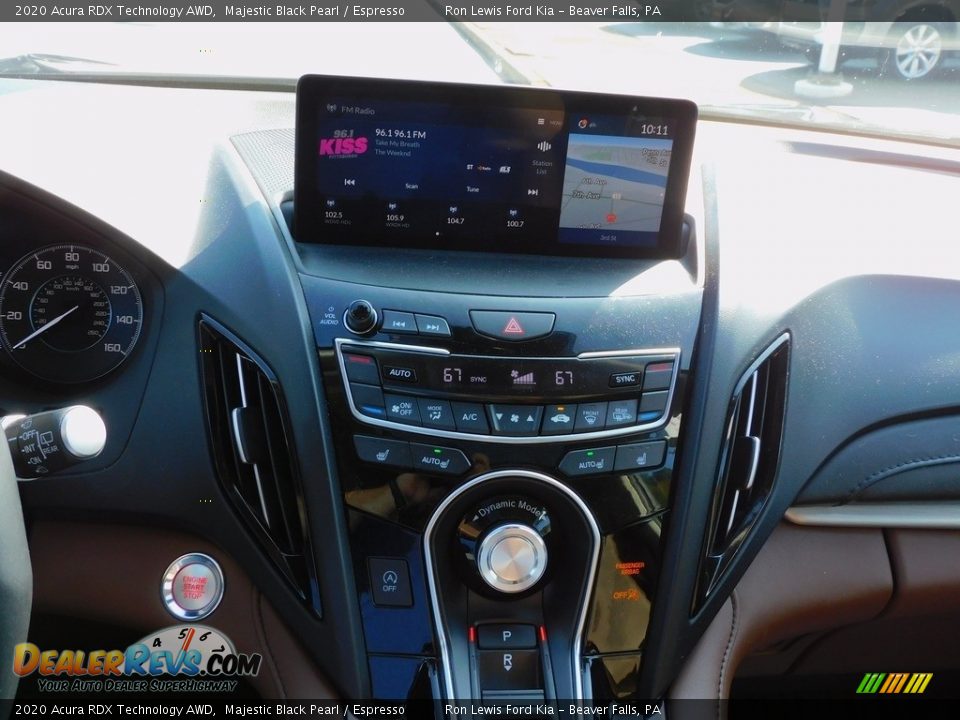 2020 Acura RDX Technology AWD Majestic Black Pearl / Espresso Photo #16