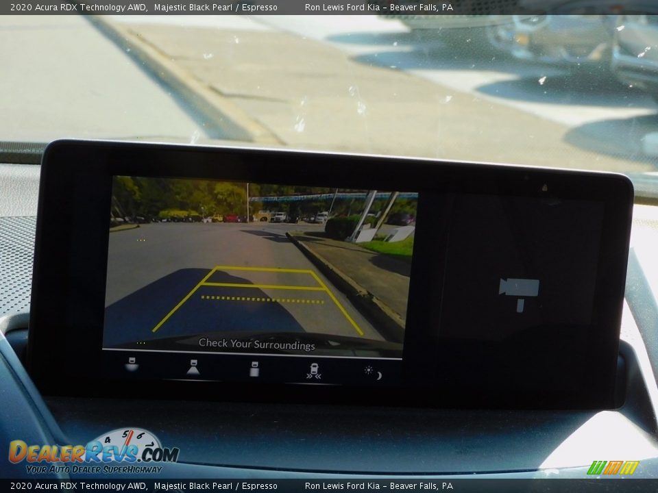 2020 Acura RDX Technology AWD Majestic Black Pearl / Espresso Photo #17