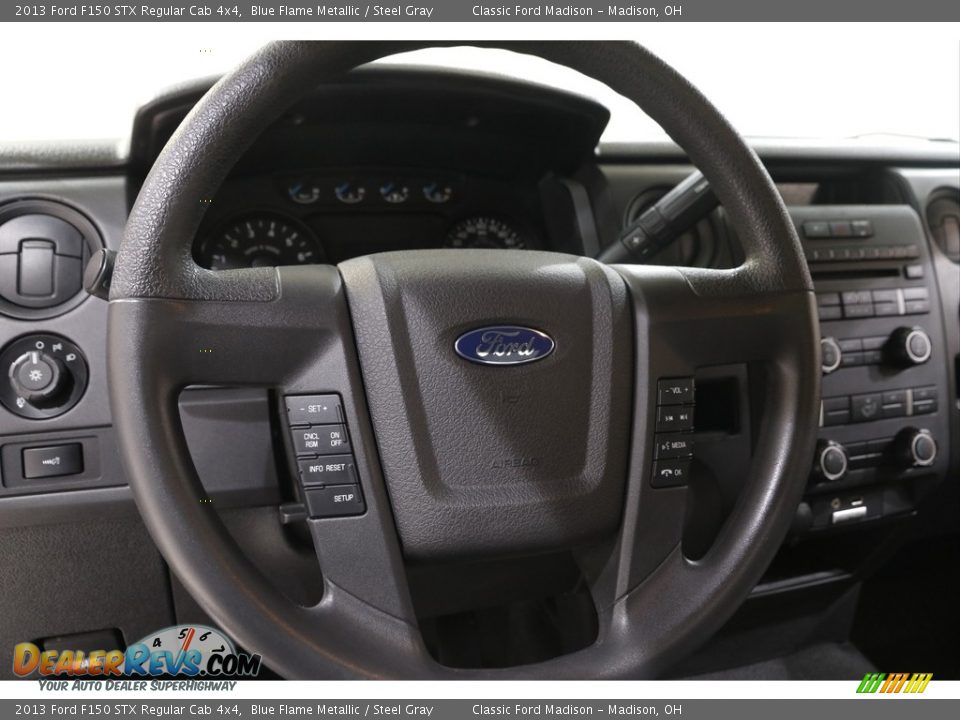 2013 Ford F150 STX Regular Cab 4x4 Blue Flame Metallic / Steel Gray Photo #6