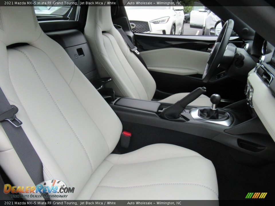 White Interior - 2021 Mazda MX-5 Miata RF Grand Touring Photo #14