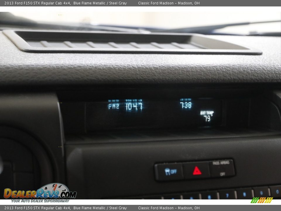 2013 Ford F150 STX Regular Cab 4x4 Blue Flame Metallic / Steel Gray Photo #9