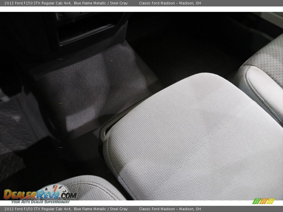 2013 Ford F150 STX Regular Cab 4x4 Blue Flame Metallic / Steel Gray Photo #11