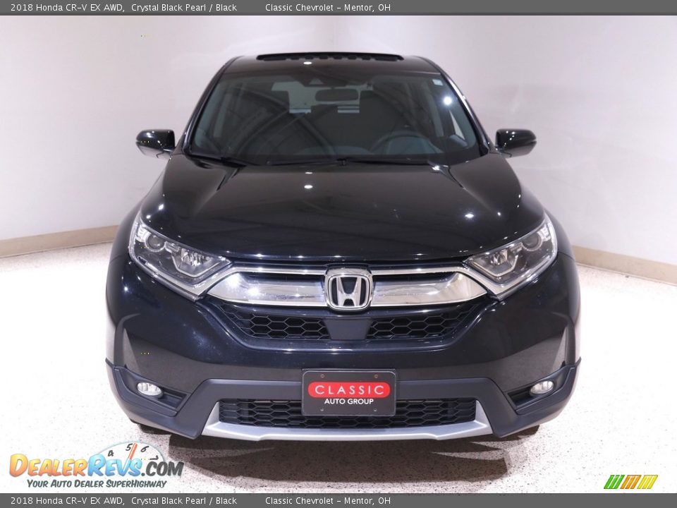 2018 Honda CR-V EX AWD Crystal Black Pearl / Black Photo #2