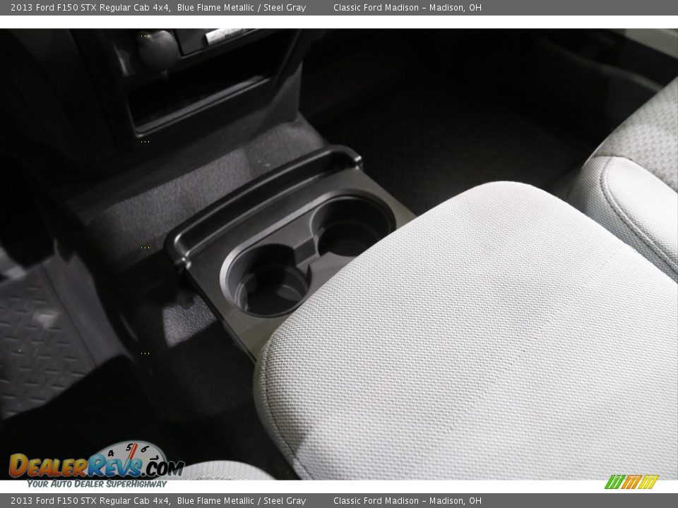 2013 Ford F150 STX Regular Cab 4x4 Blue Flame Metallic / Steel Gray Photo #12