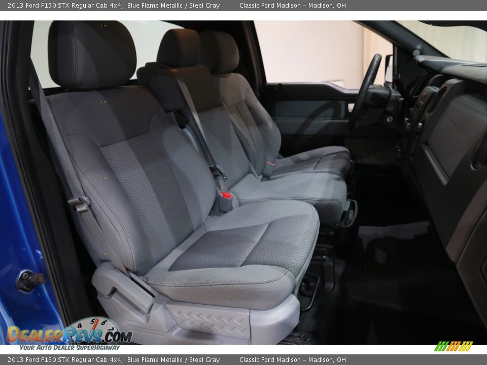 2013 Ford F150 STX Regular Cab 4x4 Blue Flame Metallic / Steel Gray Photo #13