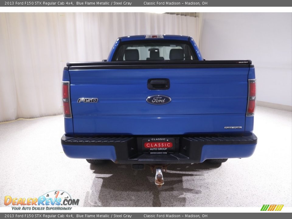 2013 Ford F150 STX Regular Cab 4x4 Blue Flame Metallic / Steel Gray Photo #14