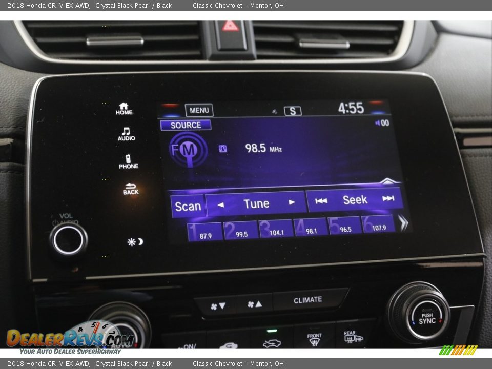 2018 Honda CR-V EX AWD Crystal Black Pearl / Black Photo #10