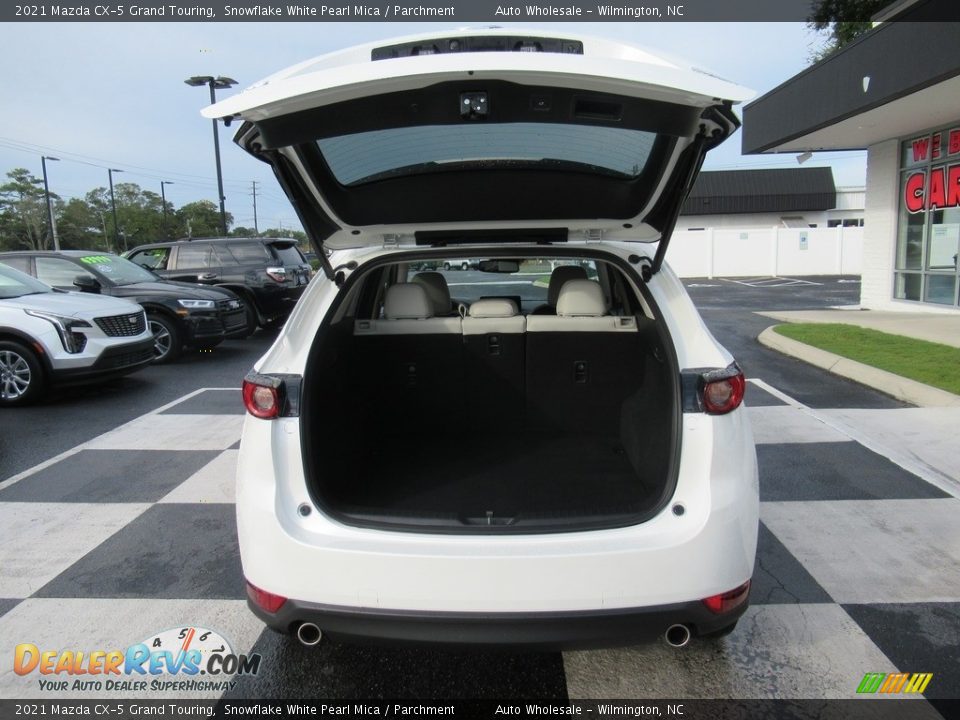 2021 Mazda CX-5 Grand Touring Snowflake White Pearl Mica / Parchment Photo #5