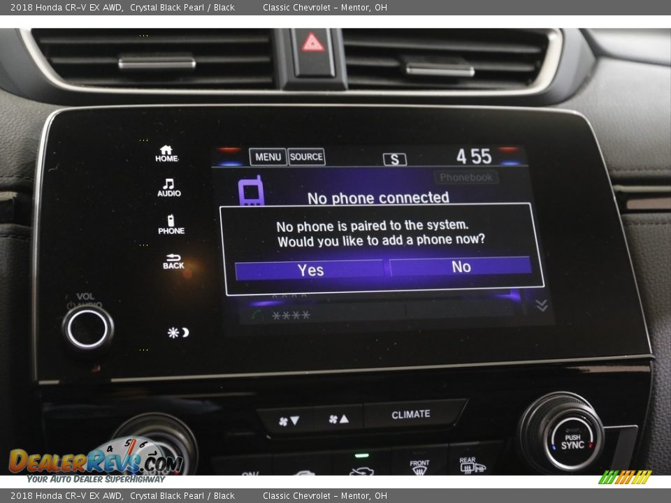 2018 Honda CR-V EX AWD Crystal Black Pearl / Black Photo #11