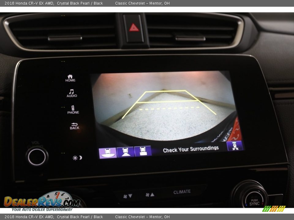 2018 Honda CR-V EX AWD Crystal Black Pearl / Black Photo #12
