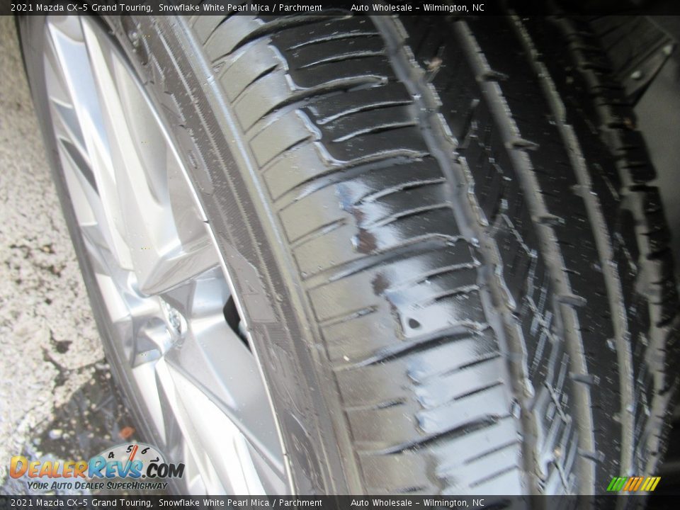 2021 Mazda CX-5 Grand Touring Snowflake White Pearl Mica / Parchment Photo #8
