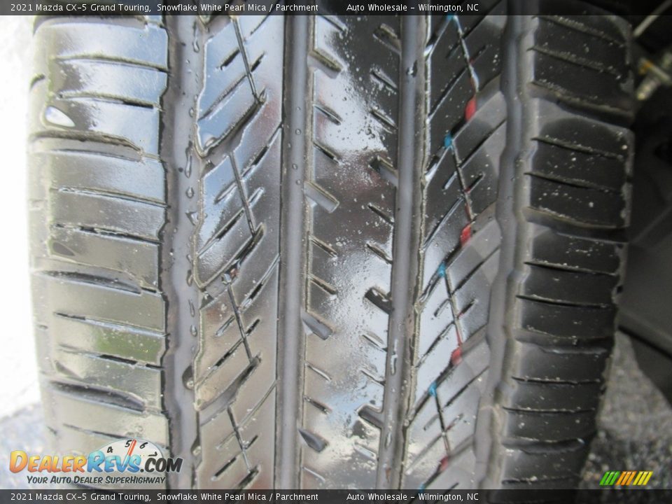 2021 Mazda CX-5 Grand Touring Snowflake White Pearl Mica / Parchment Photo #9