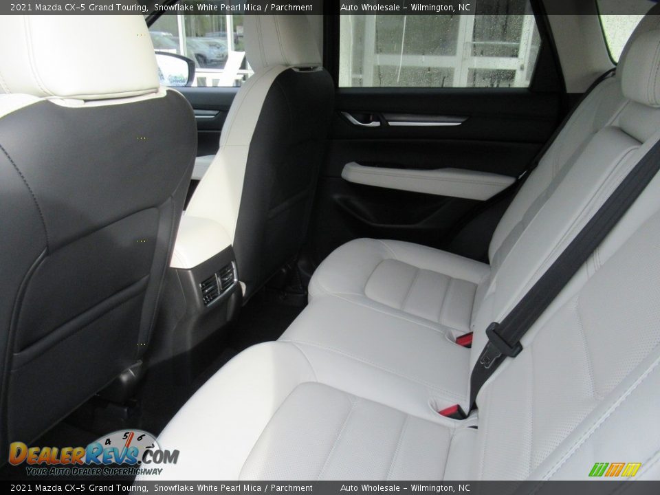 2021 Mazda CX-5 Grand Touring Snowflake White Pearl Mica / Parchment Photo #12