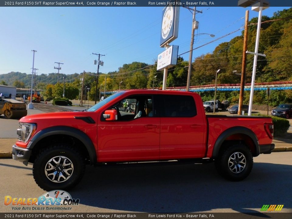 Code Orange 2021 Ford F150 SVT Raptor SuperCrew 4x4 Photo #6