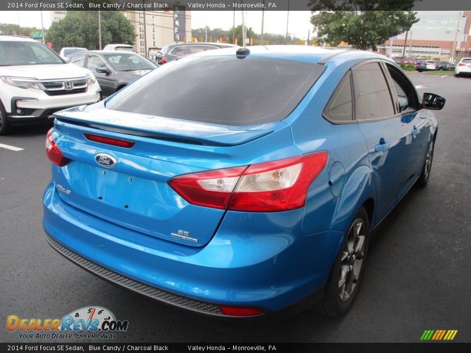 2014 Ford Focus SE Sedan Blue Candy / Charcoal Black Photo #5