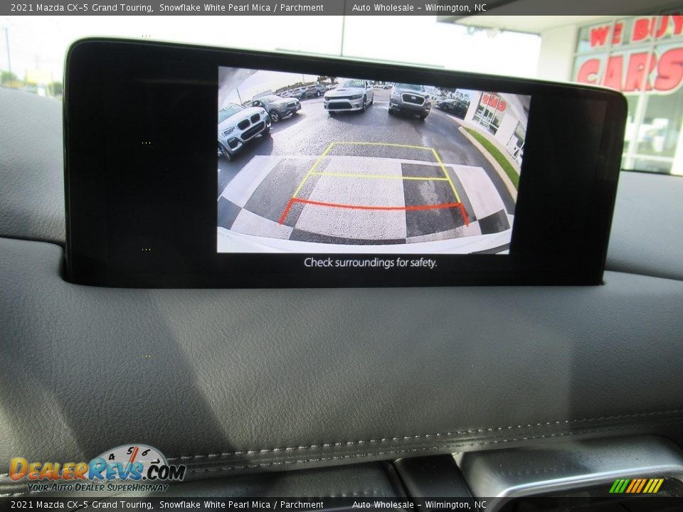 2021 Mazda CX-5 Grand Touring Snowflake White Pearl Mica / Parchment Photo #18