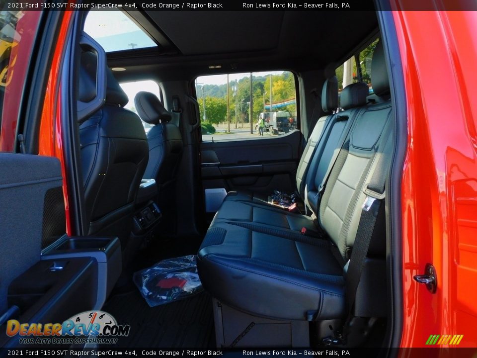 Rear Seat of 2021 Ford F150 SVT Raptor SuperCrew 4x4 Photo #12