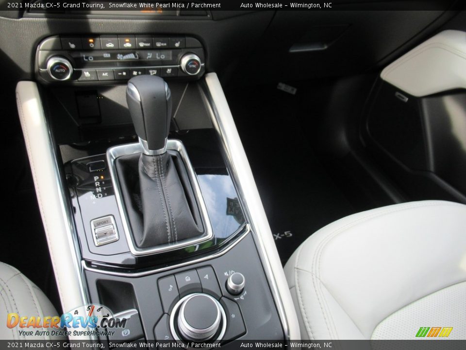 2021 Mazda CX-5 Grand Touring Snowflake White Pearl Mica / Parchment Photo #19