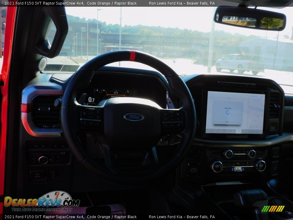 2021 Ford F150 SVT Raptor SuperCrew 4x4 Code Orange / Raptor Black Photo #13
