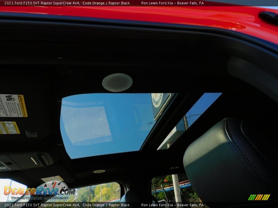2021 Ford F150 SVT Raptor SuperCrew 4x4 Code Orange / Raptor Black Photo #15