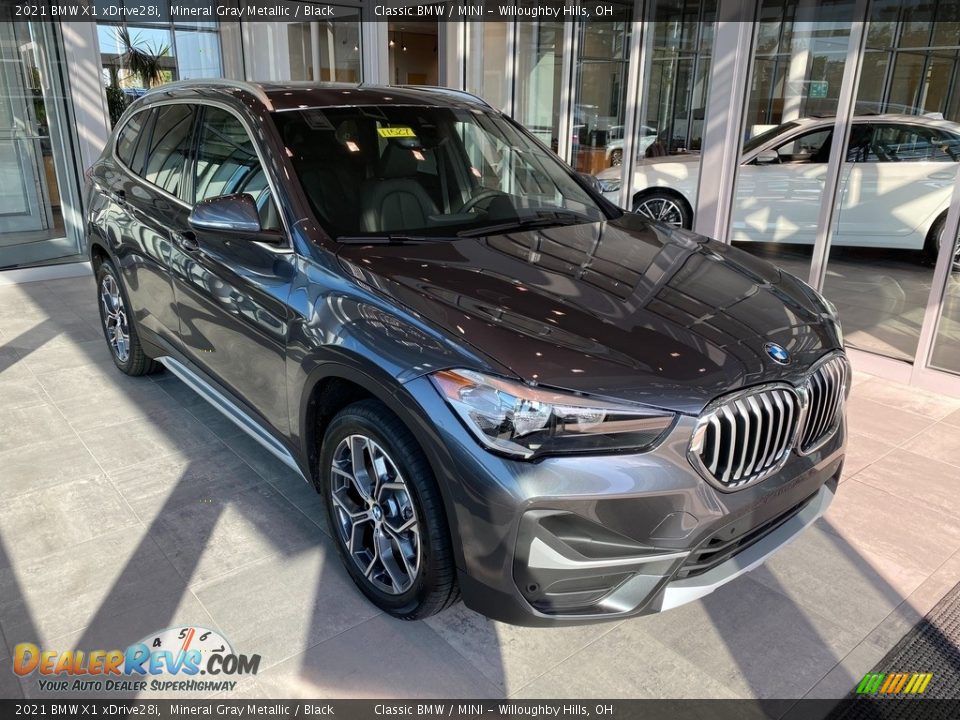 2021 BMW X1 xDrive28i Mineral Gray Metallic / Black Photo #1