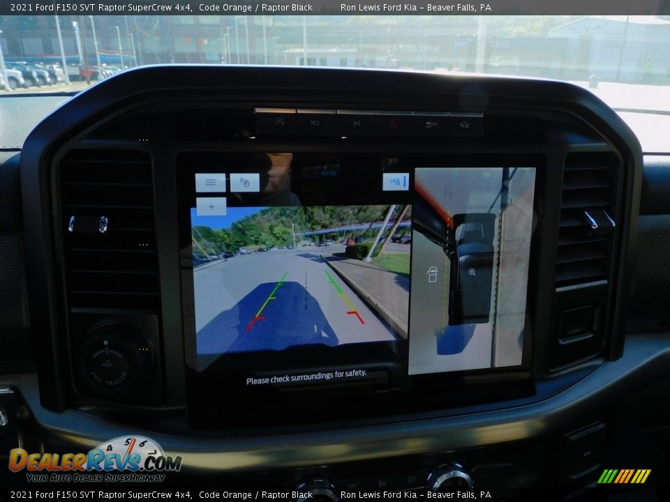 2021 Ford F150 SVT Raptor SuperCrew 4x4 Code Orange / Raptor Black Photo #17