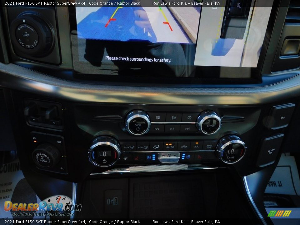 2021 Ford F150 SVT Raptor SuperCrew 4x4 Code Orange / Raptor Black Photo #18