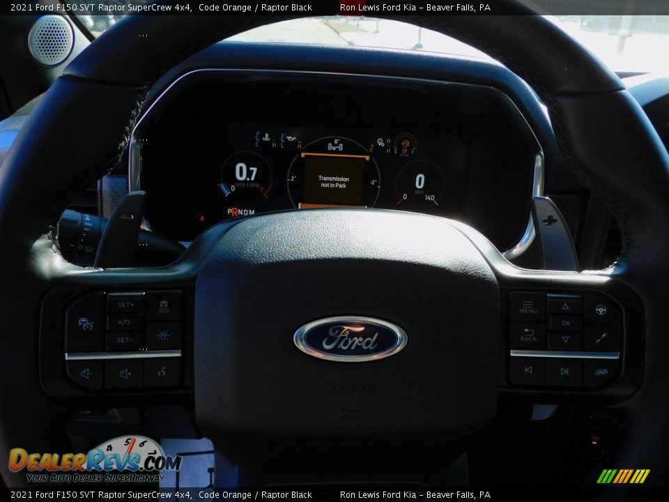 2021 Ford F150 SVT Raptor SuperCrew 4x4 Code Orange / Raptor Black Photo #20